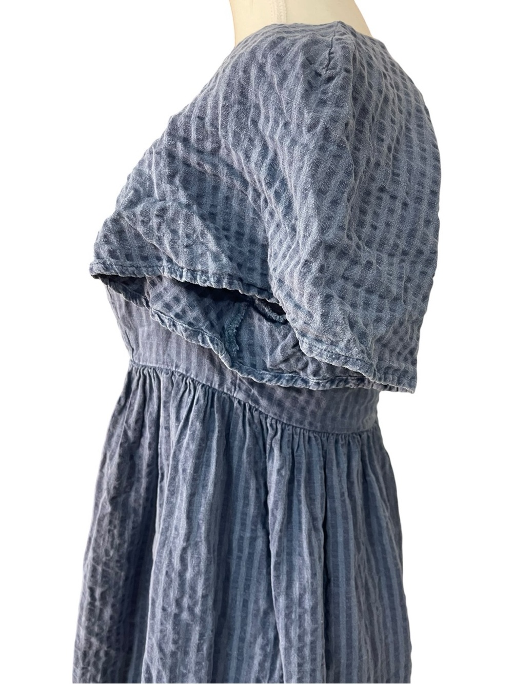 Urban Outfitters Saturday Morning Frock Dress Blue - Picture 5 of 14